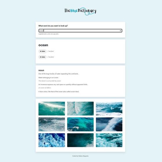 Blue Dictionary Project