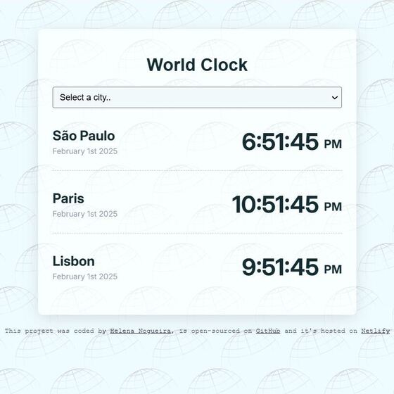 World Clock Project